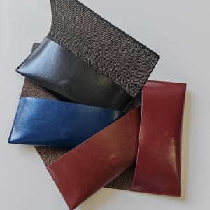 XHP-0021 PU leather eyewear case Magnetic eyeglasses case