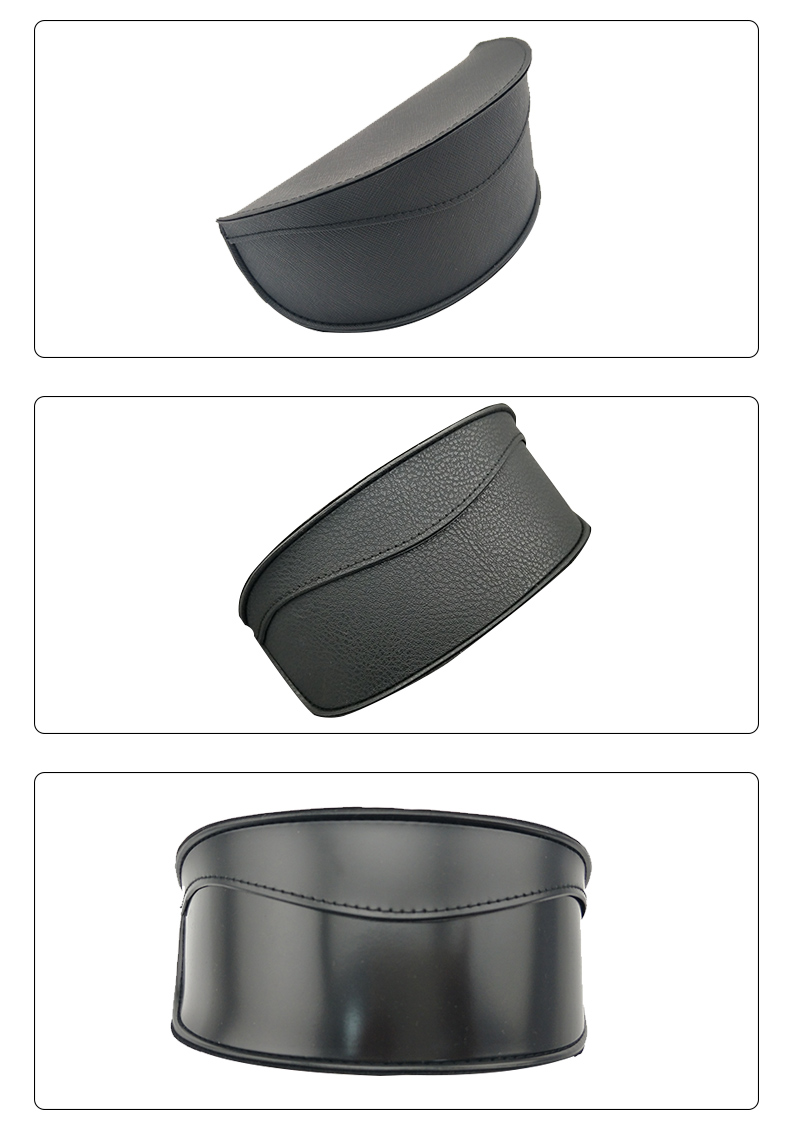 XHP-005 China factory producing pvc glasses box pu eyewear case large size sunglasses case (7)