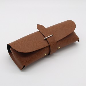 XHP-008 leather soft custom eye glass case Sunglasses Case Box