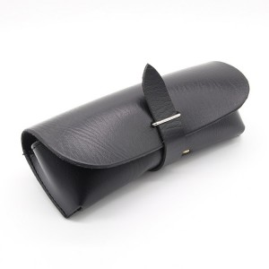 XHP-008 leather soft custom eye glass case Sunglasses Case Box