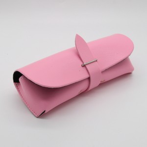 XHP-008 leather soft custom eye glass case Sunglasses Case Box