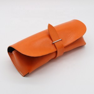 XHP-008 leather soft custom eye glass case Sunglasses Case Box