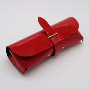 XHP-008 leather soft custom eye glass case Sunglasses Case Box