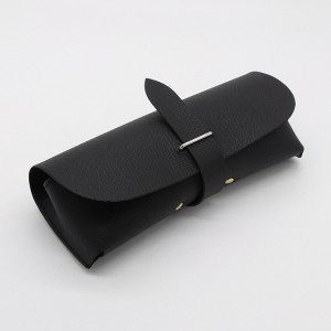 XHP-008 leather soft custom eye glass case Sunglasses Case Box