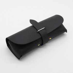 XHP-008 leather soft custom eye glass case Sunglasses Case Box