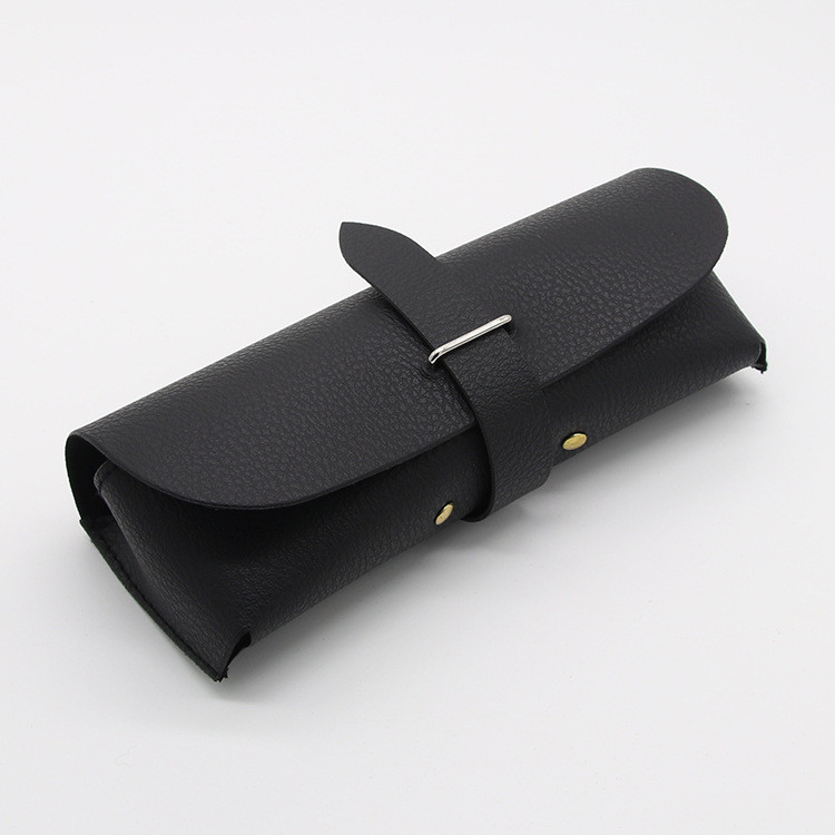 Factory directly Soft Leather Sunglasses Case - XHP-008 leather soft custom eye glass case Sunglasses Case Box – Xinghong detail pictures