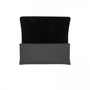 Well-designed china factory produces magnet handmade pu leather eyewear case sunglasses case