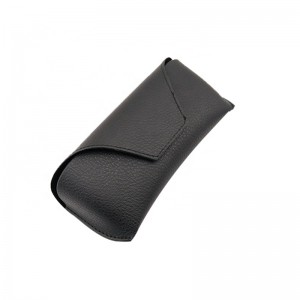 XHP-011 PVC Leather black Designer glasses Case Eyeglasses Cover