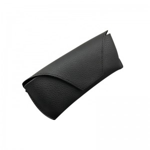 XHP-011 PVC Leather black Designer glasses Case Eyeglasses Cover