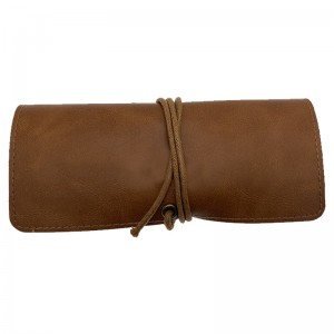 Competitive Price for China Pure Color Matte PU Leather Drawstring Sunglasses Bag Eyewear Glasses Pouch