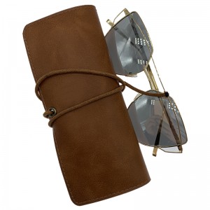 China Glasses Box Girl Light and Portable Crush-Resistant pu leather Sunglasses bag and Optical Glasses bag Eco-Friendly