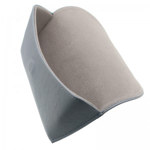 Fast delivery China custom Black Soft pu leather Handmade Glasses Case