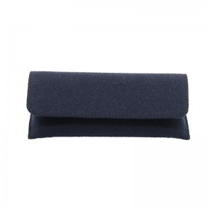 Hot-selling China Custom Eco Friendly Classical handmade Linen Fabric Glasses Case