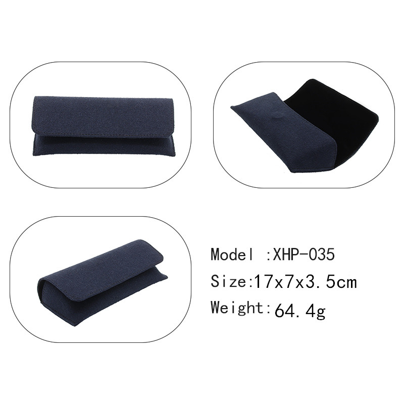 XHP-035 custom handmade Soft cloth Glasses Cases Personalised Eyeglass Case  (15)