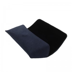 Hot-selling China Custom Eco Friendly Classical handmade Linen Fabric Glasses Case