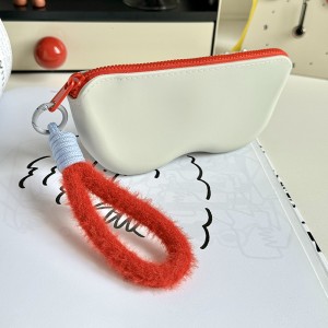 XHP-037 Factory custom silicone zip eyewear bag custom size LOGO