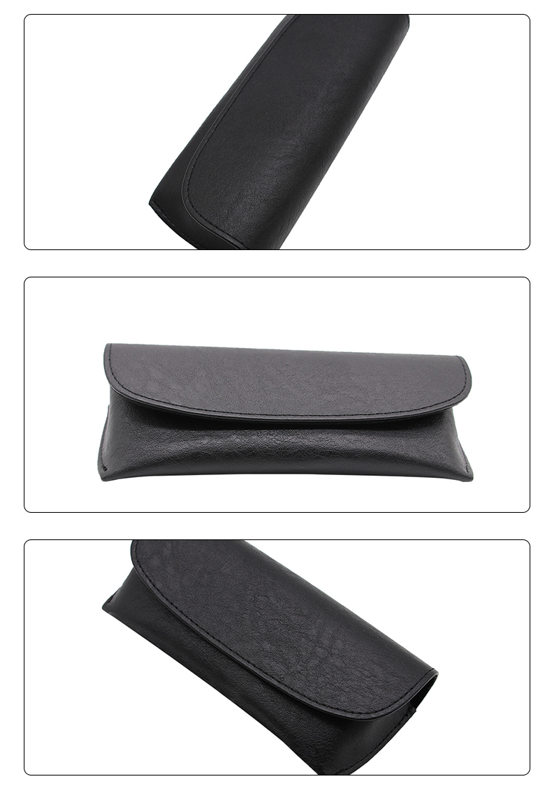 XHP-042 designer glasses case Leather Soft Personalized Eyeglasses Case (2)