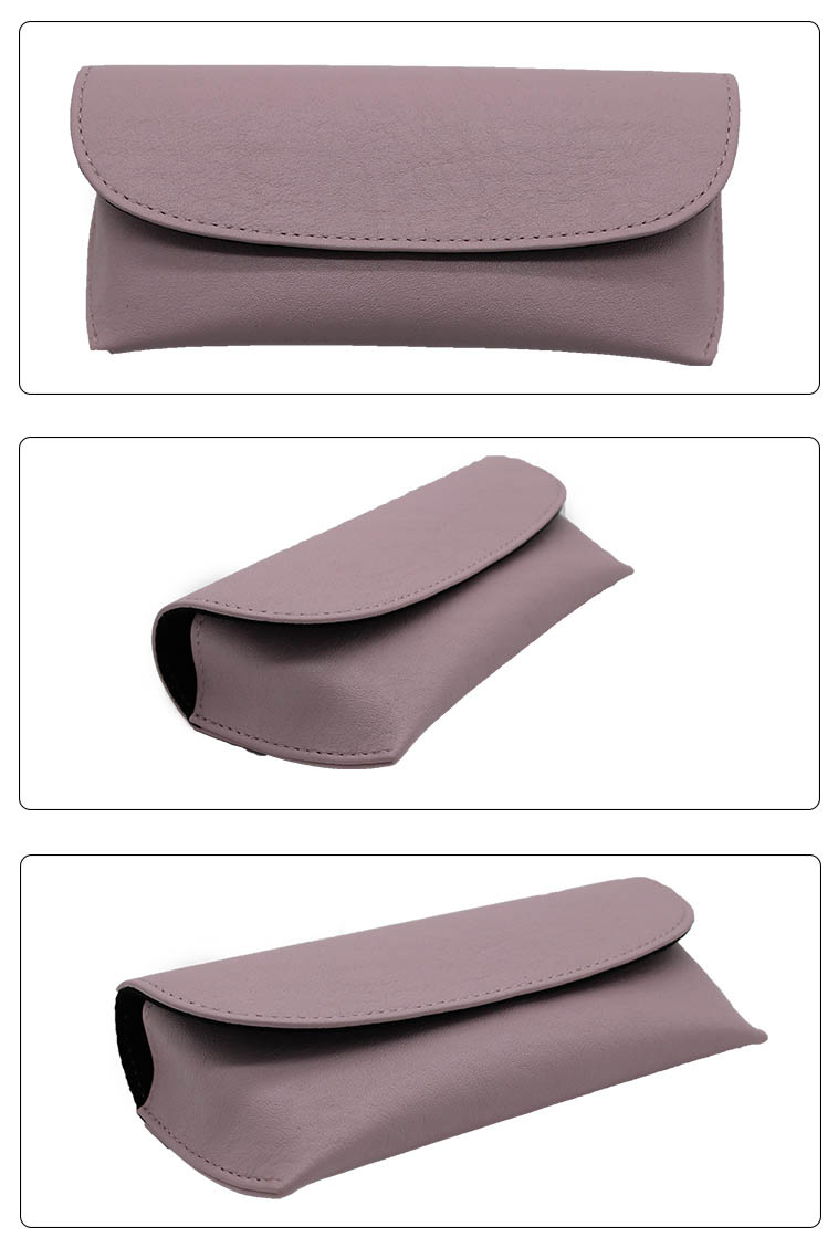 XHP-042 designer glasses case Leather Soft Personalized Eyeglasses Case (7)