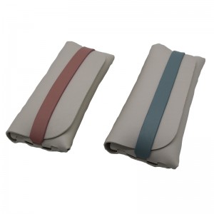 High Quality China Portable Multi Color Slim Leather Eyewear Glasses Case for sunglasses