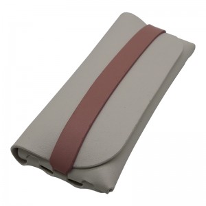 High Quality China Portable Multi Color Slim Leather Eyewear Glasses Case for sunglasses