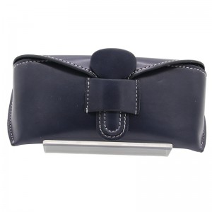 Bottom price Cute Travel Sun Glasses Bag Handmade Eyeglasses Wholesale Luxury PU Leather Sunglasses Case Custom Logo