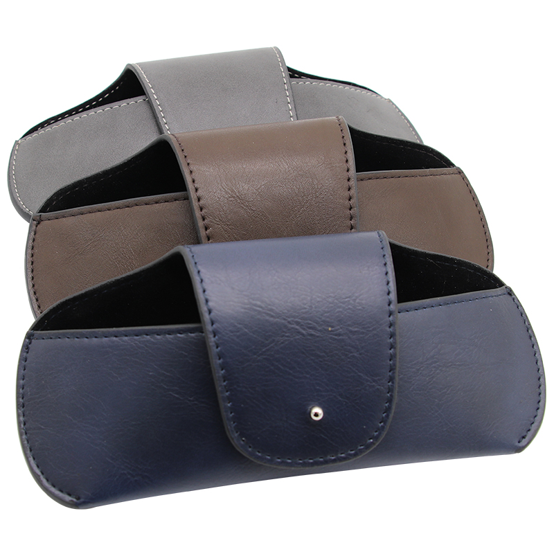 XHP-063 custom leather Sunglasses Sleeve Soft Glasses Sleeve Case (1)