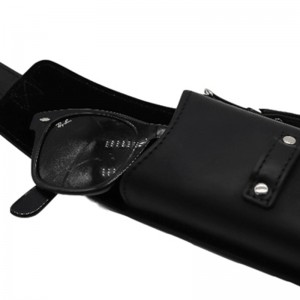 XHP-064 Customized hard handmade pu leather glasses case eyeglasses case