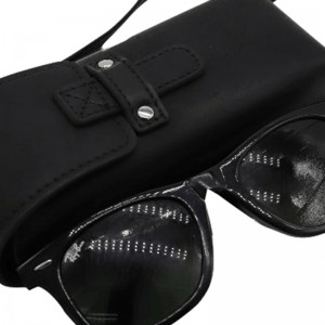 XHP-064 Customized hard handmade pu leather glasses case eyeglasses case