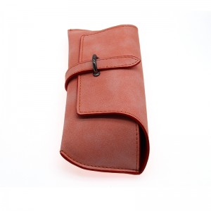 XHP-067 portable Personalised Leather glasses case Spectacle Case Sunglasses Purse