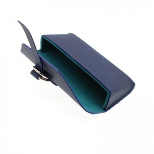 XHP-068 Designer Soft Leather Eyeglass Cases Hard Custom Sunglass Case