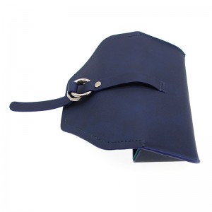 XHP-068 Designer Soft Leather Eyeglass Cases Hard Custom Sunglass Case