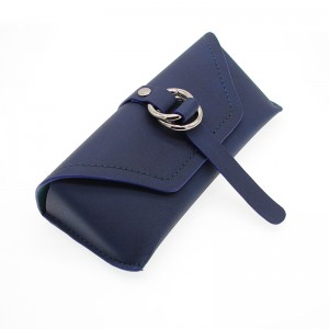 XHP-068 Designer Soft Leather Eyeglass Cases Hard Custom Sunglass Case
