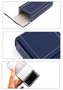 XHP-069 Designer leather Reading Mens Cool Glasses Case sunglass case Spectacle  Case