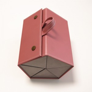 Hot Selling PU leather handmade Eyeglasses Folding Sunglasses Case Sunglass Case with Logo