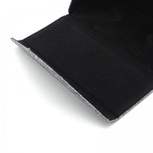 Discount Price China Portable folding Hard Eyeglass Case Fabrics leather eyeglasses Case Spectacles Box Case