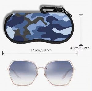 Neoprene zipper eyeglasses bag for eyewear bag organizer factory custom