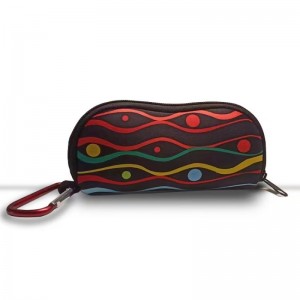 Neoprene zipper eyeglasses bag for eyewear bag organizer factory custom