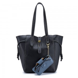 XJT-02 Portable Head Layer Cowhide Eco-friendly Eyeglasses Bag Eyewear Storage Bag