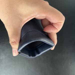 XHP-027 Factory Customized Rectangular Handmade PU Leather Folding Glasses Case