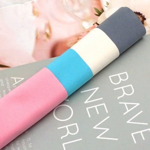 A-407 Factory customized Microfiber environment-friendly plastic bottle glasses cleaning cloth