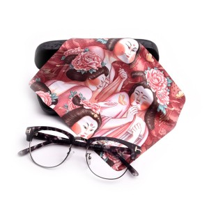 C-014 ODM Factory custom size color Microfiber Cleaning Cloths for Glasses
