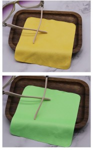 Hot-selling Wholesale Custom Print Microfiber Cleaning Cleaner Digital Printing Lens Sunglasses Glasses Eyeglass Sticky Eyewear Mobile Phone Screen Microfiber Sticker Cloth