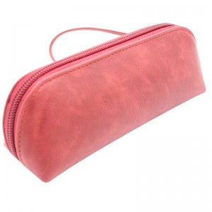 XHP-060 custom carry belt zipper sunglasses travel case soft glasses case leather eyeglass case