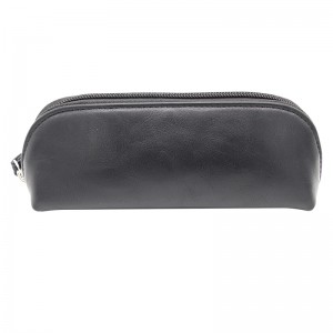 XHP-060 custom carry belt zipper sunglasses travel case soft glasses case leather eyeglass case
