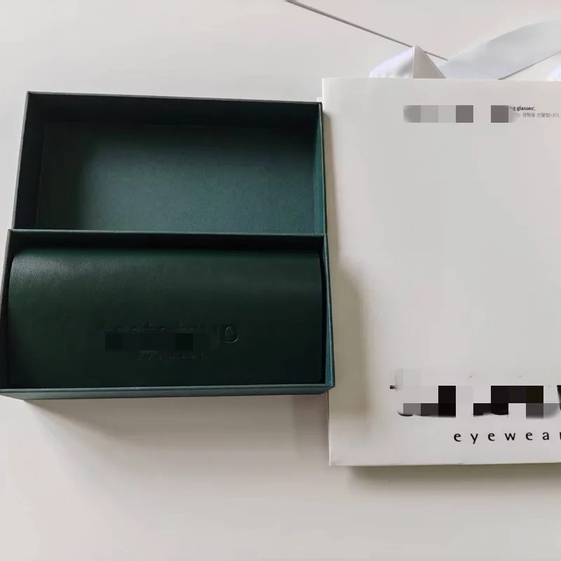 XJT-05T eyewear package case Top and Bottom Lid Carton Paper Shopping Bags eyeglasses cloth - 5